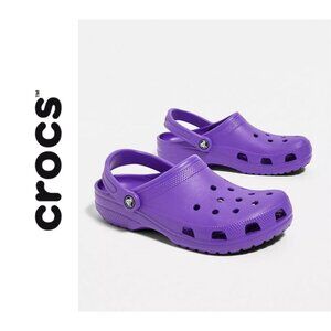NWT NIB Crocs Classic in Neon Purple